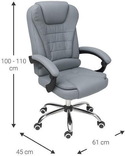 Polihome Vaughan Scaun De Birou De Director Gri