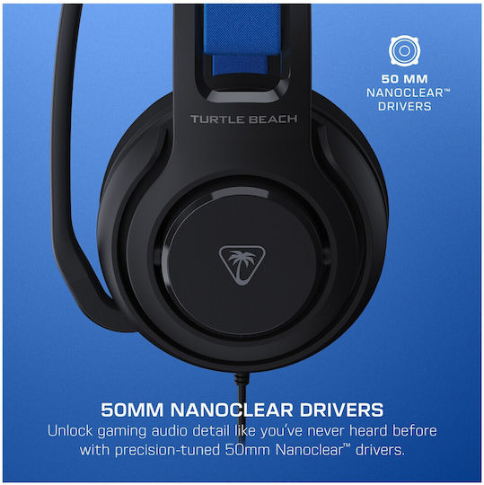 Turtle Beach Atlas 200 Over Ear Gaming Headset με σύνδεση 3.5mm for PC / PS4 / PS5