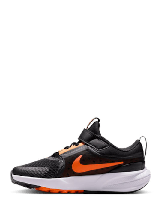 Star Runner Kids Sports Shoes Running with Hoop & Loop Closure Black