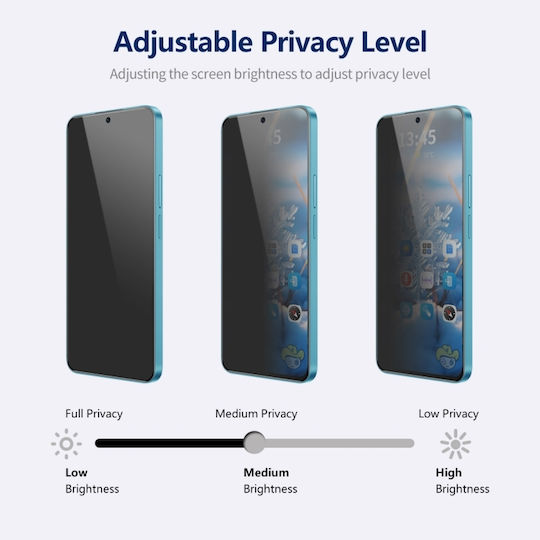 Privacy Full Face Tempered Glass (Galaxy S23 FE)