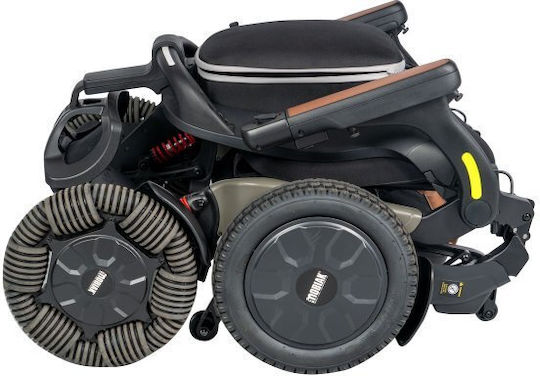 Mobiak Turbotech Ηλεκτροκίνητο Αναπηρικό Αμαξίδιο 12" Πτυσσόμενο 0805722 Γκρι