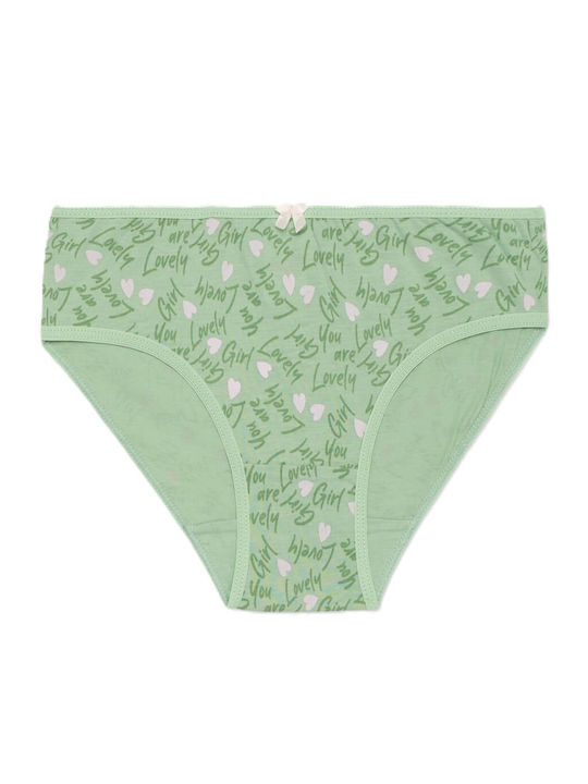 Minerva Bows Set pentru copii cu chiloței Ecru-pink-green