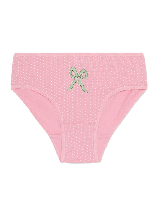 Minerva Bows Set pentru copii cu chiloței Ecru-pink-green