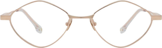 Bali Vogue 25325 C2 Damen Metallisches Brillengestell Geometrisch Rosa-Gold
