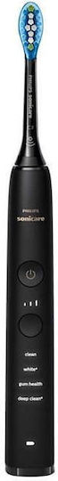 Philips Sonicare DiamondClean 9000 Electric Toothbrush with Pressure Sensor and Travel Case Black
