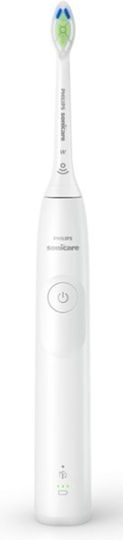 Sonicare 5300 Електрическа четка за зъби с таймер за четкане и калъф за пътуване, Бяла