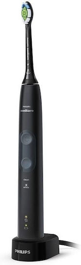 Philips Sonicare ProtectiveClean 4500 Електрическа Четка за Зъби с Таймер и Калъф за Пътуване Черен