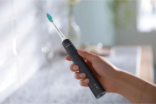 Philips Sonicare 3100 Electric Toothbrush with Timer and Pressure Sensor Black / Sugar Rose