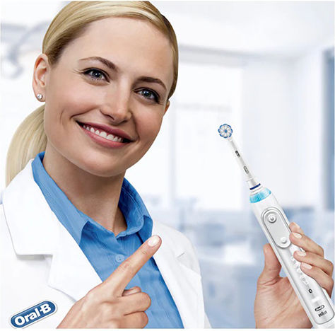 Oral-B Genius X 20000N Electric Toothbrush with Pressure Sensor and Travel Case White