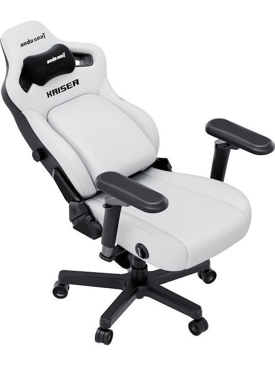 Anda Seat KAISER-4 V2 XL Gaming Stuhl mit verstellbaren Armlehnen Weiß