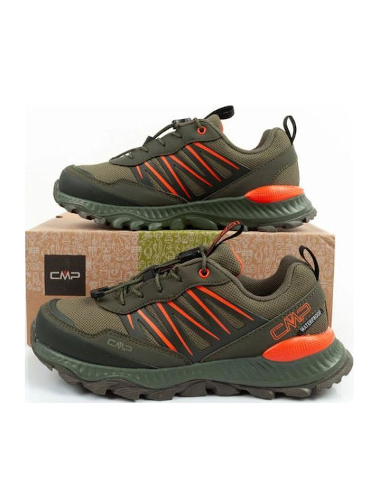 Kids Hiking Shoes Waterproof Green