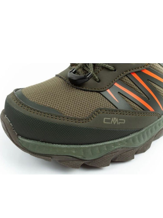 Kids Hiking Shoes Waterproof Green