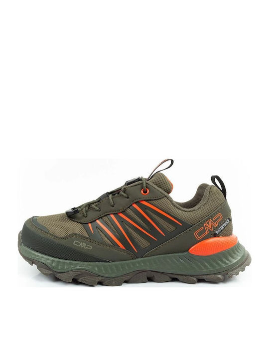 Kids Hiking Shoes Waterproof Green