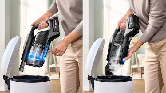 Bosch Unlimited 10 Reîncărcabilă Aspirator 2 în 1 Stick & De Mână 18V Neagră