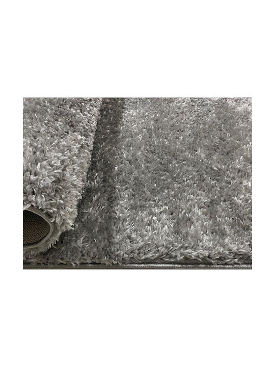 Jasmine Js 583 Rug Round Shaggy Gray