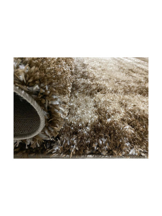 824 Χαλί Ορθογώνιο Shaggy Camel Brown 240x300cm