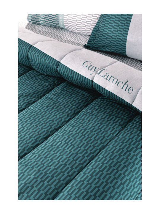 Guy Laroche Πάπλωμα Υπέρδιπλο 220x240εκ. Status Petrol 530 GSM