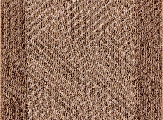 Non-slip Runner Carmel Brown Sand 80x300