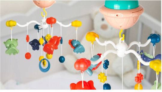 MalPlay Pendant Toy for Cot with Music and Projector Carousel for 3++ Months