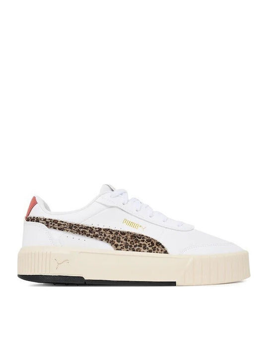 Puma Carina Γυναικεία Sneakers Λευκά 403515-01