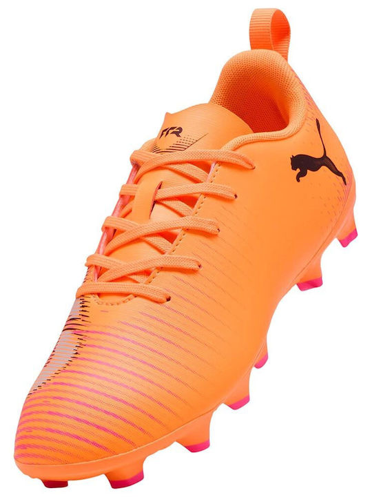 Future 8 Play FG/AG FG/AG Kids Soccer Cleats And Shoes Molded Orange