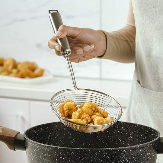 Nava Acer Shallow Spider Strainer Colander Stainless Steel