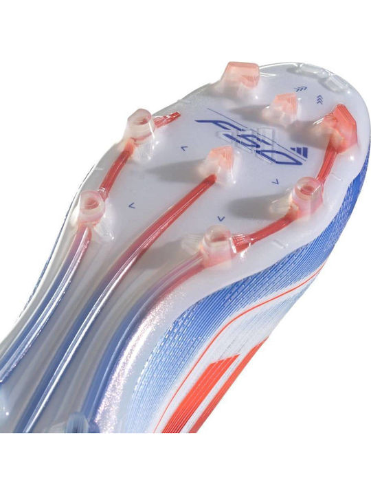 adidas F50 Elite LL Футболни Обувки с Бутони Cloud White / Solar Red / Lucid Blue