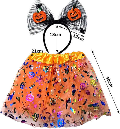 De carnaval Echipat Portocalie pentru Halloween 2buc