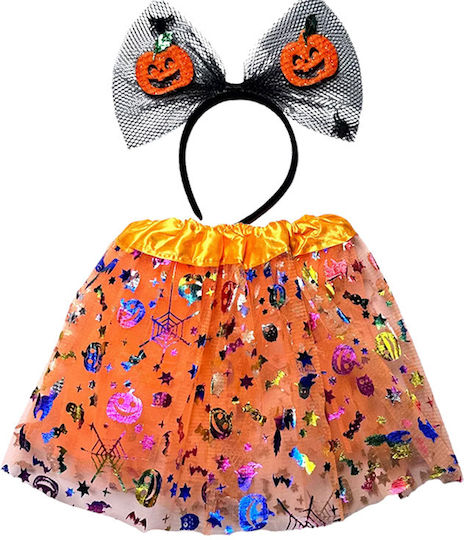 De carnaval Echipat Portocalie pentru Halloween 2buc
