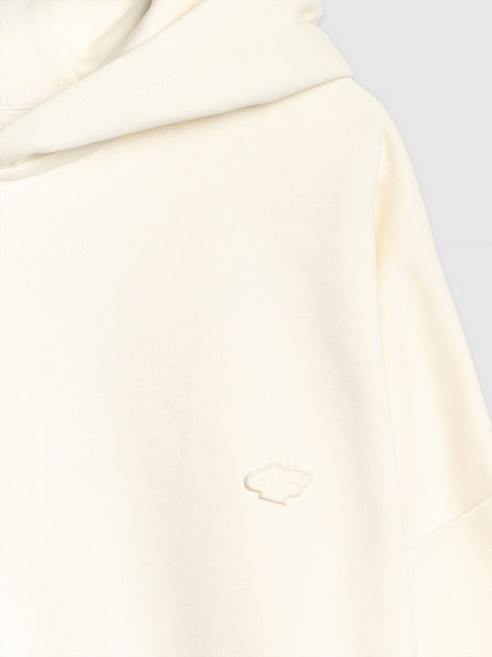 Women's Sweatshirt Jacket Hooded Crem