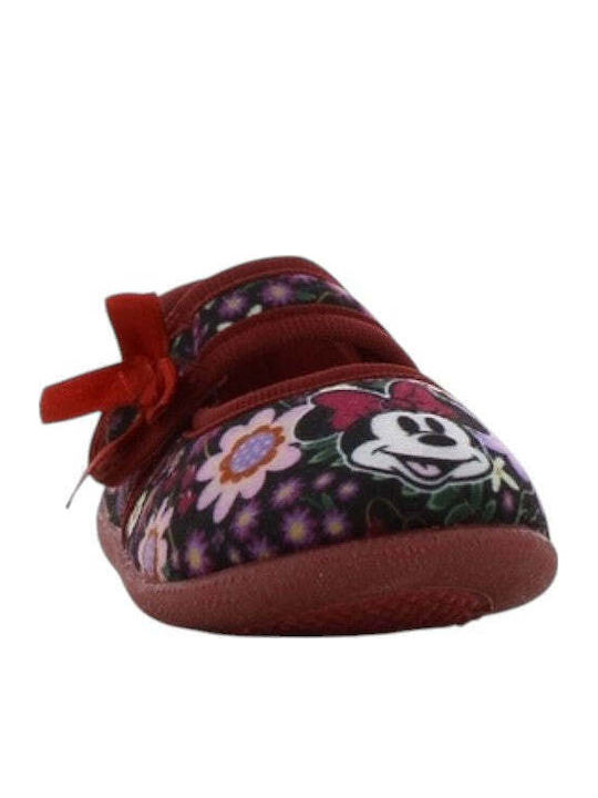 Παντόφλες Μπορντό Minnie Mouse