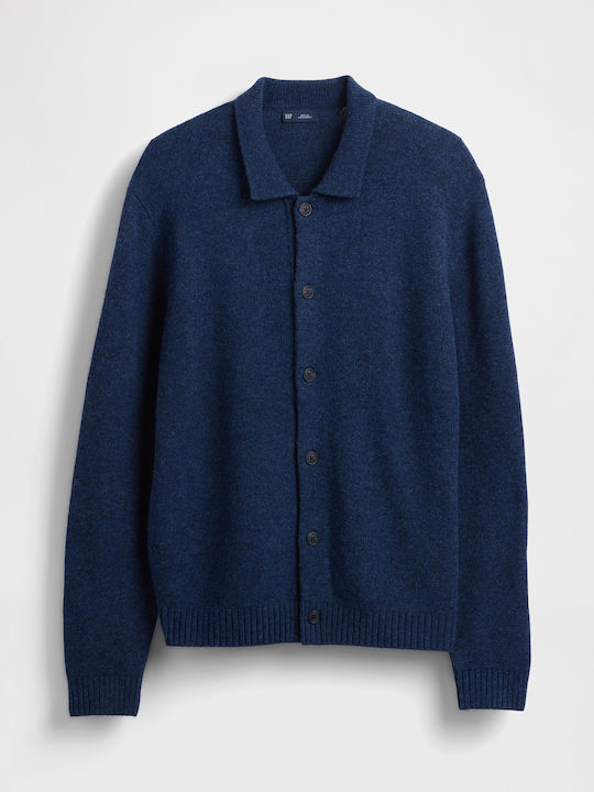 Langarm-Pullover Denim Blue Heather