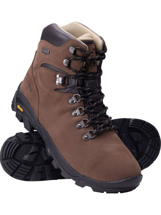 Elbrus Men's Hiking Boots Waterproof Brown