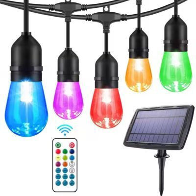 Κρεμαστό Ηλιακό Φωτιστικό Γιρλάντα RGB με Τηλεχειριστήριο