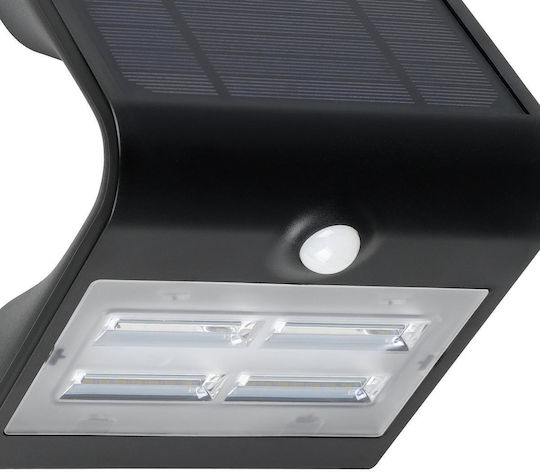 Eglo Lamozzo Wall Mounted Solar Light 3.2W 440lm Natural White 4000K with Motion Sensor and Photocell IP54 14cmx21cmcm