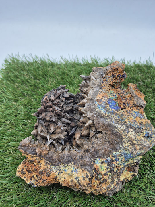 Raw Ankerite Calcite Malachite Azurite Stone