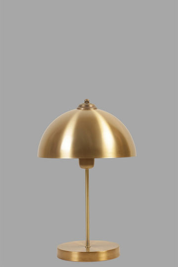 Opviq Table Lamp for Socket E27 with Yellow Shade and Base