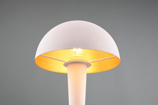 Trio Lighting Метален Портатиф за Цокъл E14 с Бяла Шапка и Основа