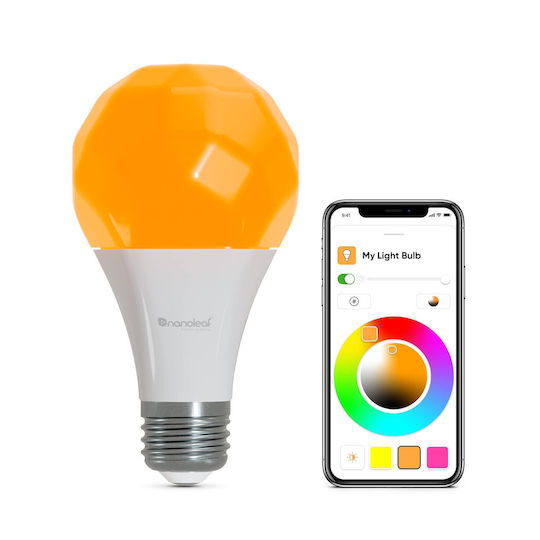 Nanoleaf Smart LED-Lampen 9W für Fassung E27 und Form A60 RGB 806lm Dimmbar 3Stück