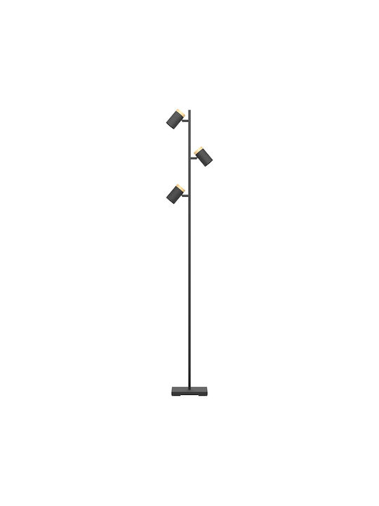 Eglo Cartagena Floor Lamp H162.5xW20.5cm. with Socket for Bulb GU10 Gray