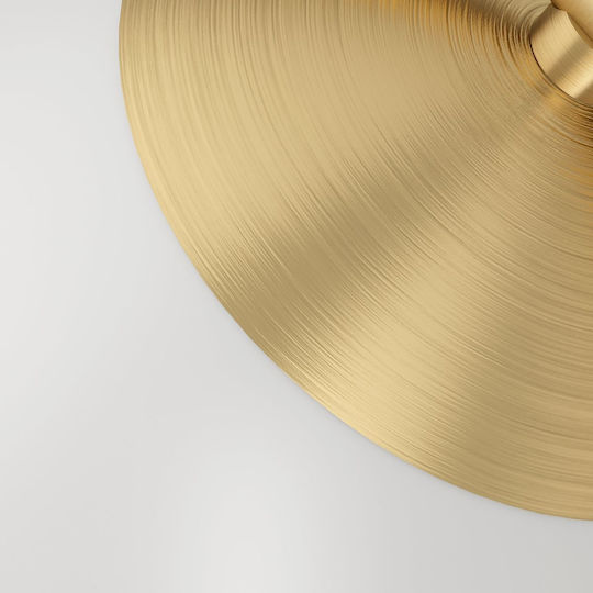 Eglo Betulia Lampa de podea Î172xL18cm. cu Soclu pentru Bec E27 Auriu