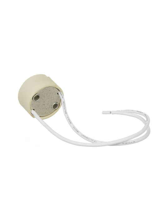 Maclean Connection Socket Ceramic Holder Gu10 Maclean Energy Mce428 250v Rated Prad 2a Cable Length 14cm