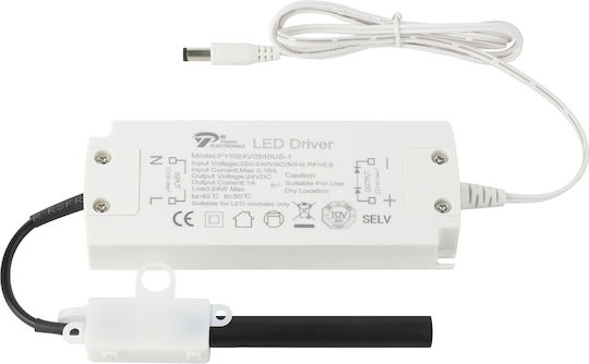 Eglo Bandă LED 24V Alb Natural Lumină 8m cu Sursă de alimentare