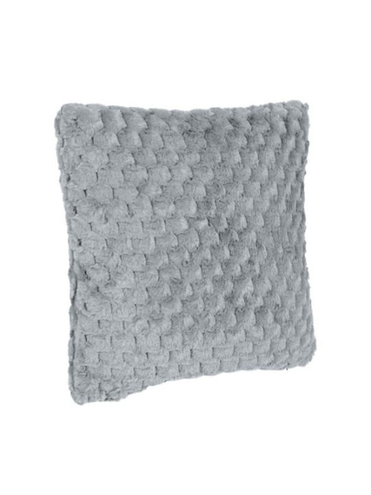 H&T Zierkissen Grau 60x60cm