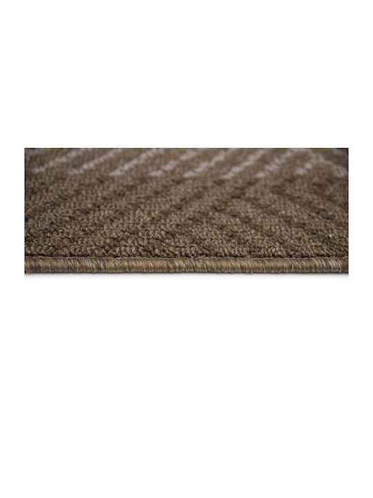 Non-Slip Kitchen Mat Runner Carmel Brown-Sand 80x160