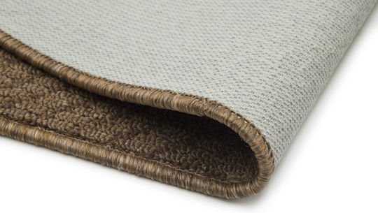 Rutschfestes Küchenläufer Carmel Kastanienbraun- Sand 80x160