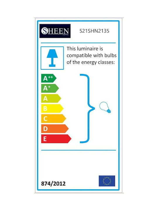 Opviq Lumină de Perete cu Soclu E27 Maro 16cm