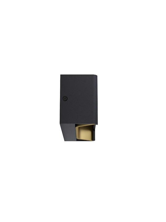 Eglo Feloniche Modern Lamp Wall with Integrated LED and Warm White Light Black 22x10cm