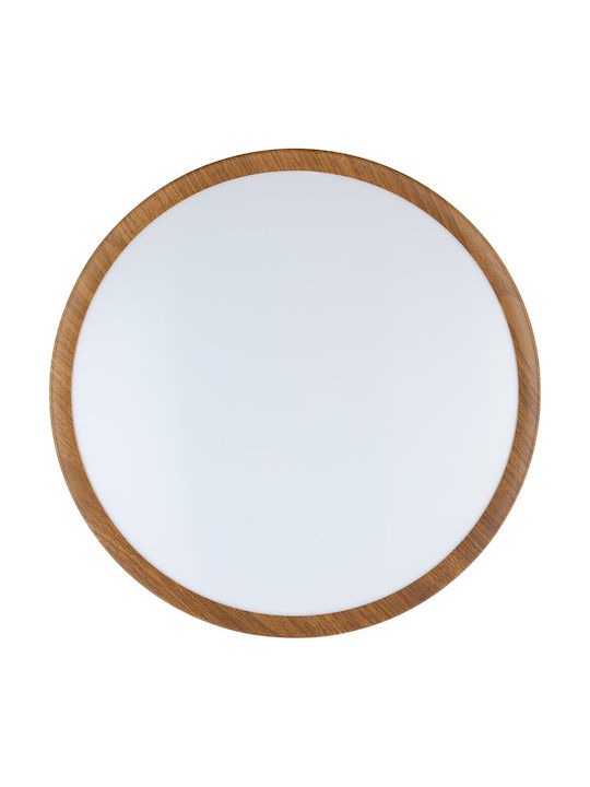 Eglo Στρογγυλό Εξωτερικό LED Panel 16.8W με Θερμό Λευκό Φως 3000K 34εκ.