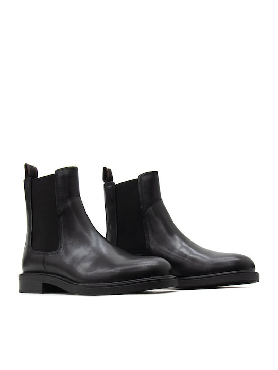 Freya Leather Women's Chelsea Ankle Boots Black
